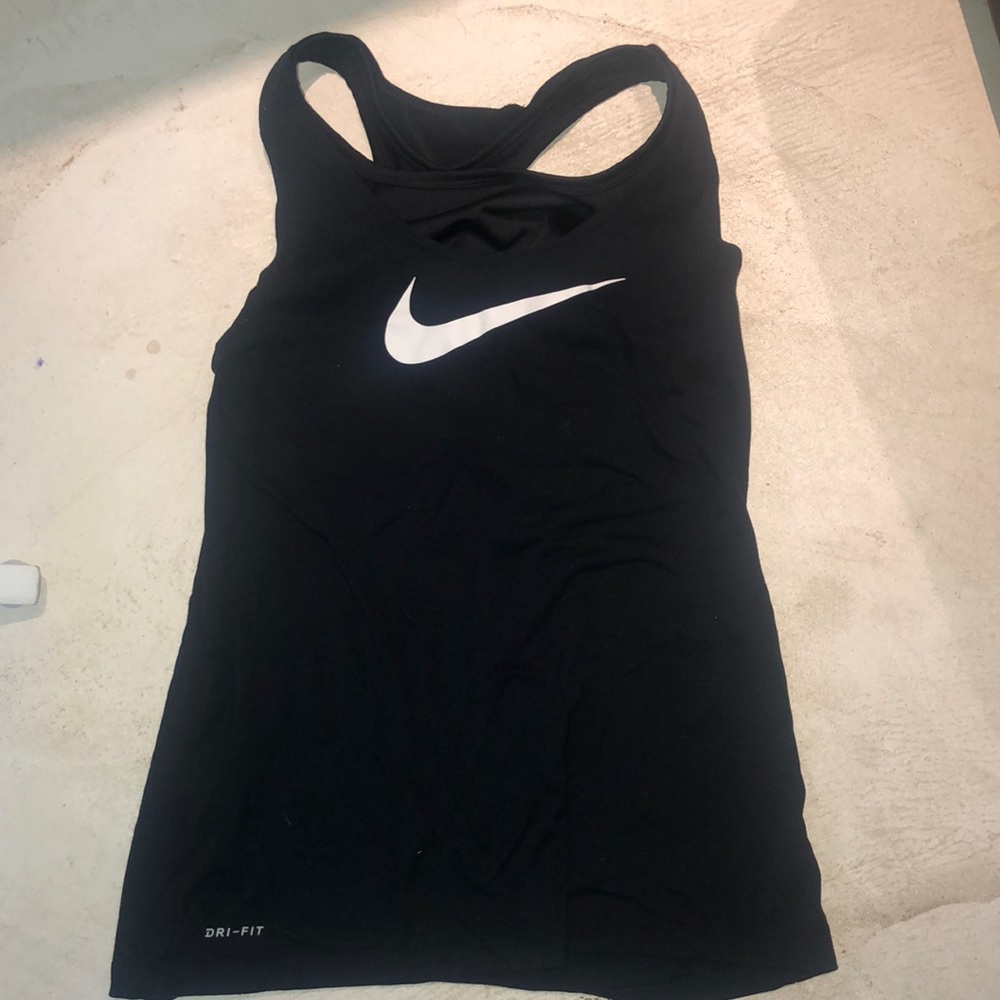 nike black tank dri fit